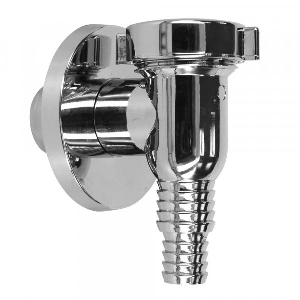 Фото Клапан обратный для стиральной машины, хром mp-у