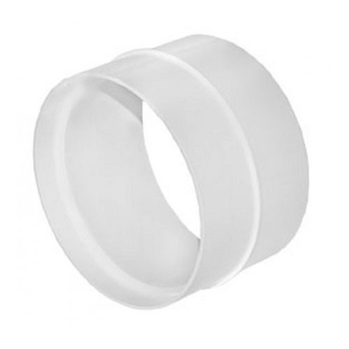 Фото Соединитель круглых каналов (100мм) пвх, без клапана, 111, вентс