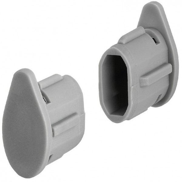 Фото Заглушка для штанги серая /2шт/