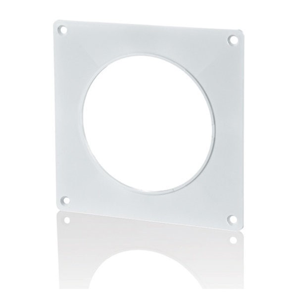 Фото Пластина настенная (накладка) 125мм для круглого канала, 170*170мм, 12,5нпк, эра