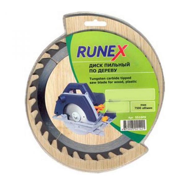 

диск пильный по дереву 180*24 зуб 20/16мм runex 551006.