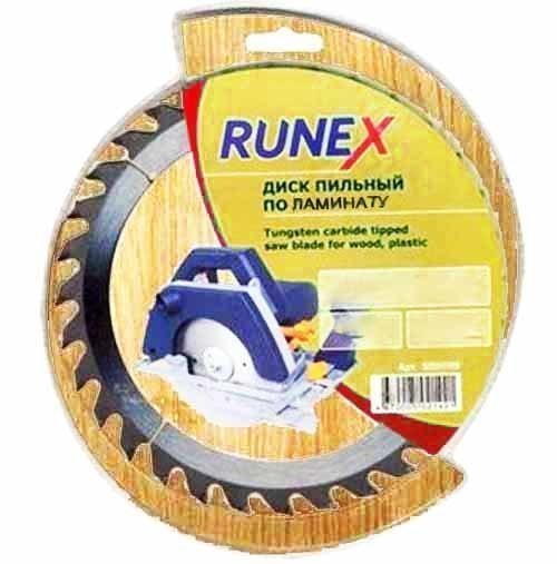Фото Диск пильный по ламинату 200*56зуб*32/30мм runex 552005