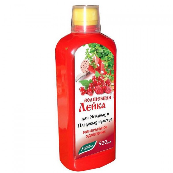 Фото Удобрение комплексное с микроэлементами волшебная лейка для ягодных и плодовых культур 500мл