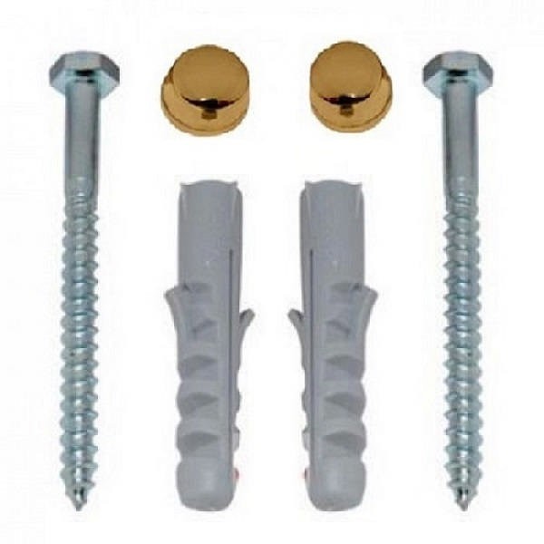 Фото Крепление для унитаза к полу (золото), mp