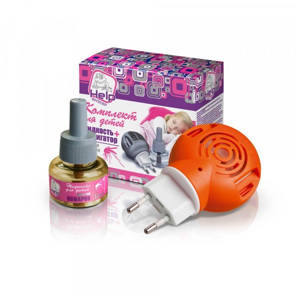 Фото Комплект help для детей: фумигатор + жидкость 30 ночей