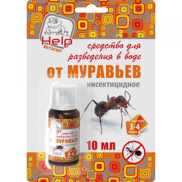 Фото Средство от муравьев help для разведения в воде 10мл