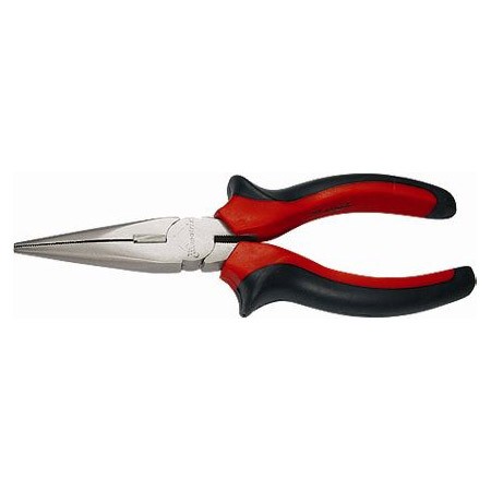 Фото Длинногубцы прямые 200мм nickel двухкомпонентная ручка matrix 17168