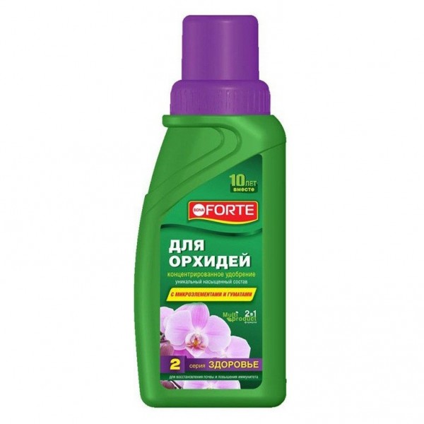 Фото Удобрение bona forte здоровье органо-минеральное для орхидей 285мл
