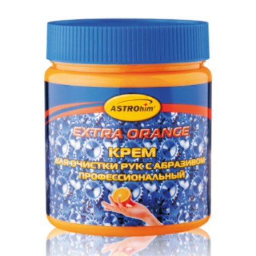 Фото Очиститель рук 460мл, крем с абразивом апельсин астрохим ac-217