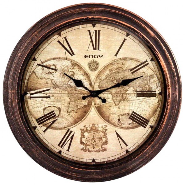 Фото Часы настенные кварцевые engy модель ес-17 круглые 9317