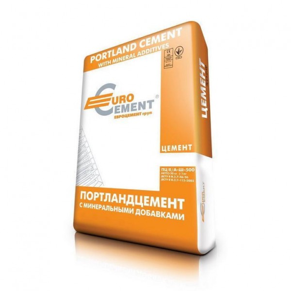 

цемент евроцемент m500 д0 цем i 42,5 50 кг