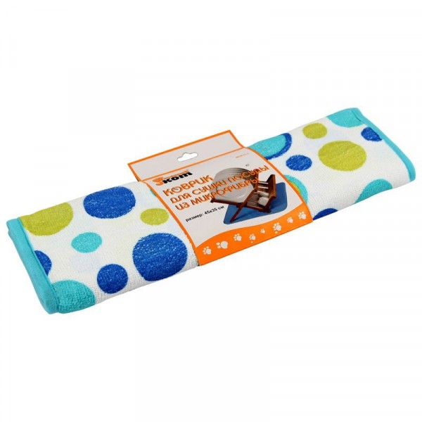 Фото Коврик для сушки посуды из микрофибры mdm-01-l, размер:45*35 см