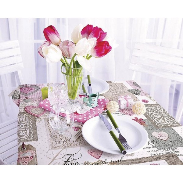 Фото Клеенка future 140см это любовь роз 606.1