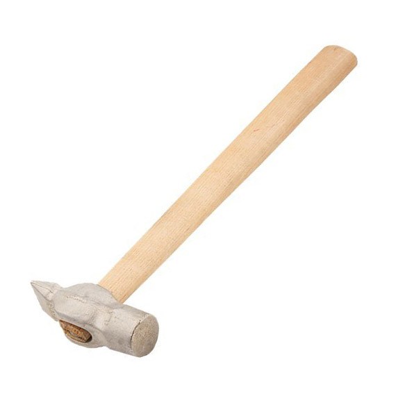 Фото Молоток  800г слесарный с круглым бойком деревянная ручка 10243