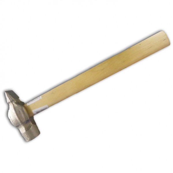 Фото Молоток  600г слесарный с круглым бойком, деревянной ручка 10241