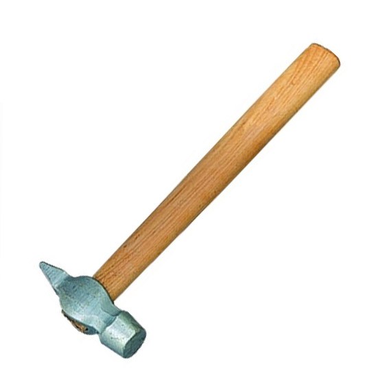 Фото Молоток  500г слесарный с круглым бойком деревянная ручка 10240