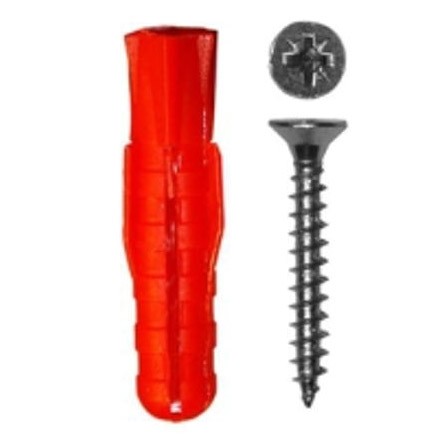 Саморез шуц 3,5х50 пот. гол. + дюбель трехсегментный 6х35 (24 шт)