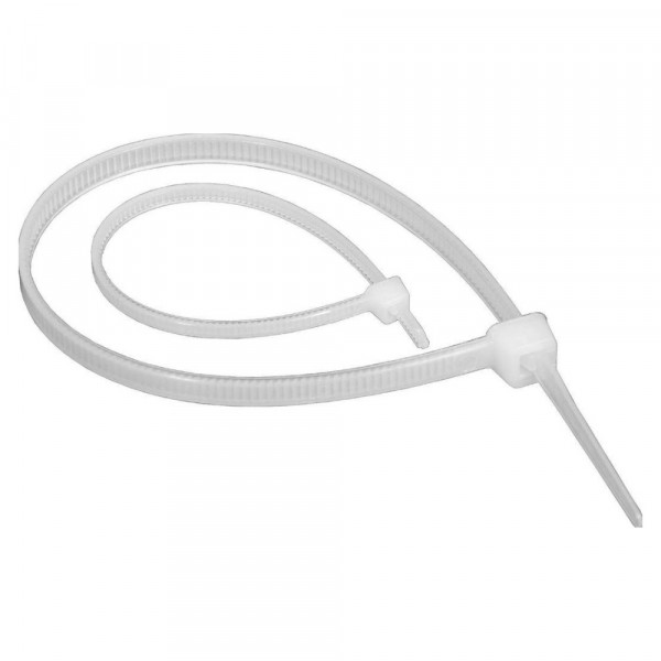 

хомут-стяжка 3,0х150 белый (нейлон) (10 шт)