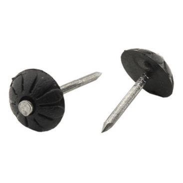 Фото Гвоздь с декор. шляпкой (темно-коричневая) (80 шт)