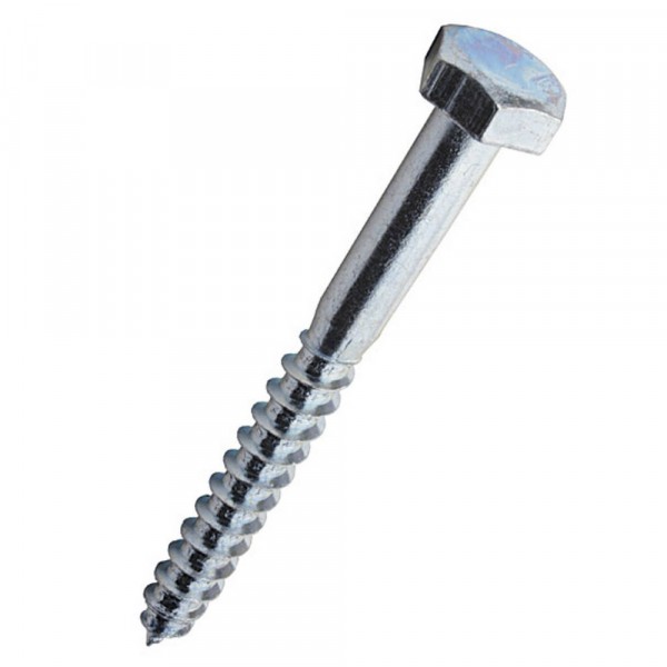 Фото Болт din 571 сантехнический оцинк 10х120 (2 шт)