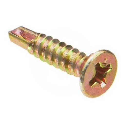 Фото Саморезы оконные с буром 3,9х16 (500 шт) желтые