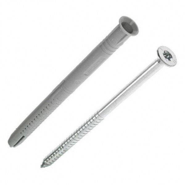 Фото Fur 10 x 135 t универсальный фасадный дюбель с шурупом