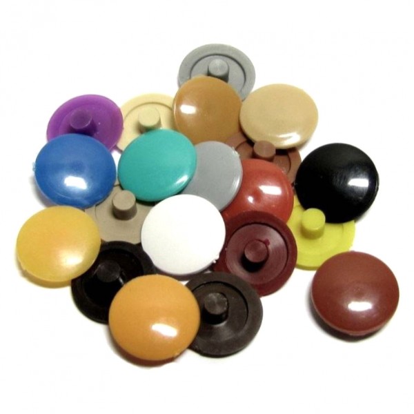 Фото Заглушка декоративная 12 мм темно-коричневая (30 шт)