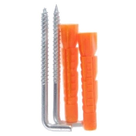 Шуруп-костыль 3,5х35 с унив. дюбелем 6,0х36 (2 шт)