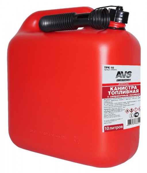 

канистра пластиковая 10л с заливным устройством a78362s