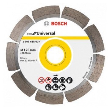 

диск алмазный 125*22,2мм сегмент eco universal bosch 2608615028