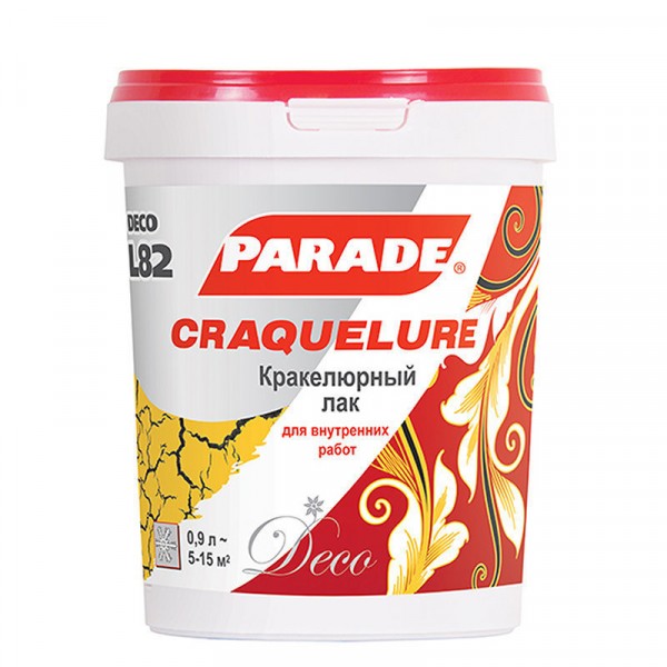 

лак parade deco craquelure l82 0,9л