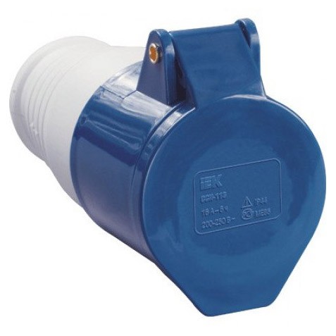 Фото Розетка 223 2p+pe 32a 220v ip44 иэк