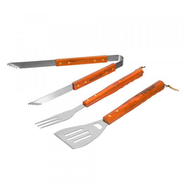 Фото Набор для барбекю boyscout /вилка, лопатка, щипцы/ 61318