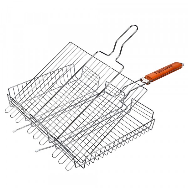 Фото Решетка-гриль универсальная, большая 400*300*50 boyscout 61304