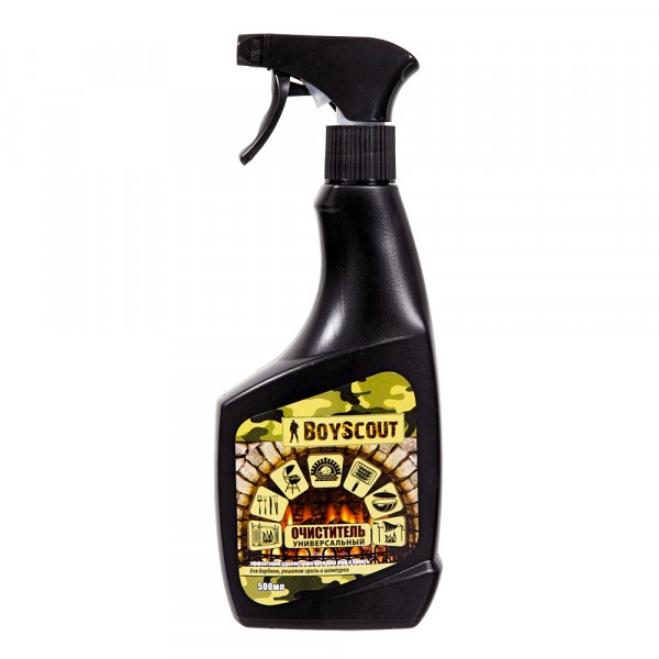 Фото Очиститель универсальный для барбекю, решеток-гриль, шампуров boyscout 500мл 61044