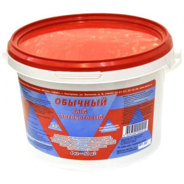 Клей стиропоровый обычный 4,0кг