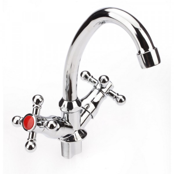 Фото Смеситель для умывальника вентильный omega h-3310