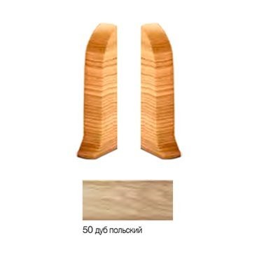 Фото Заглушка правая+ левая 56 дуб польский (2шт) блистер ngtк50
