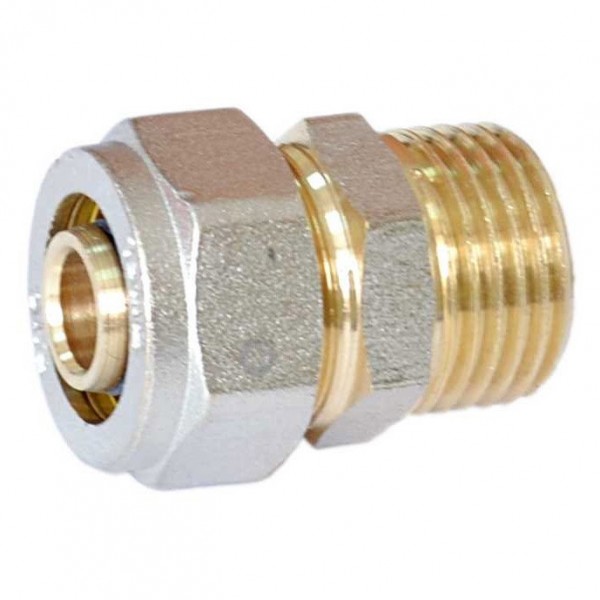 Фото Соединитель (патрубок) 20х1/2 ц/ш rc, mp-у