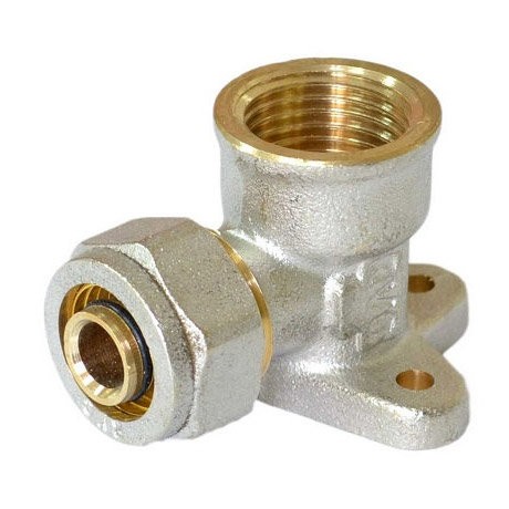 Фото Угольник (водоразетка) с креплением 20х1/2 ц/г rc, mp-у