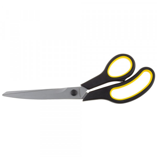 Фото Ножницы хозяйственные 245мм, изогнутые, 2-х комп. ручки, master stayer 40466-24