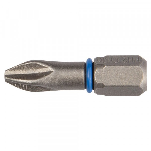 Фото Бита ph2 25мм с 1/4, 2 шт торсионная кованая, обточенная, хромомолибд. эксперт зубр 26011-2-25-2