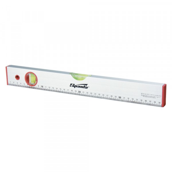 Фото Уровень 120см алюминиевый,  глазка, линейка sparta 35112