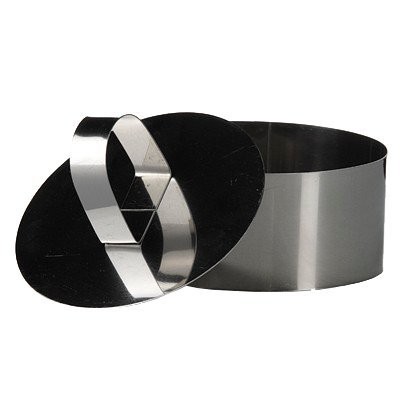 Фото Форма кулинарная круг 10*4,5см с прессом an8-2