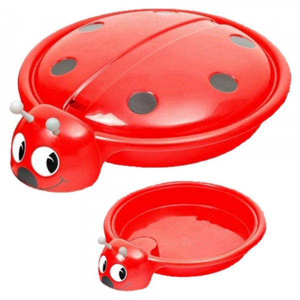 Фото Песочница-бассейн божья коровка 0,26*1,11*1,0