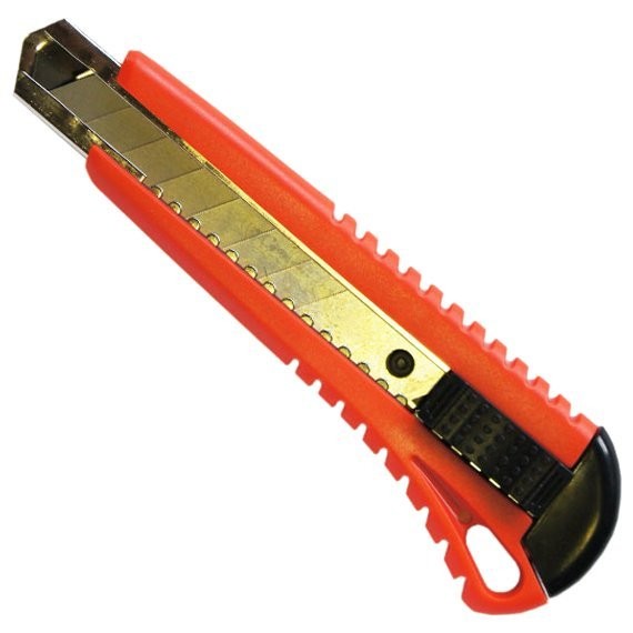 Фото Нож 18мм с выдвижным лезвием, усиленный santool 020503