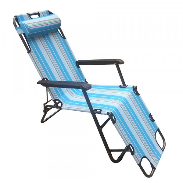 Кресло-шезлонг бриз max 1,78*0,6*0,86 maх нагрузка 120кг