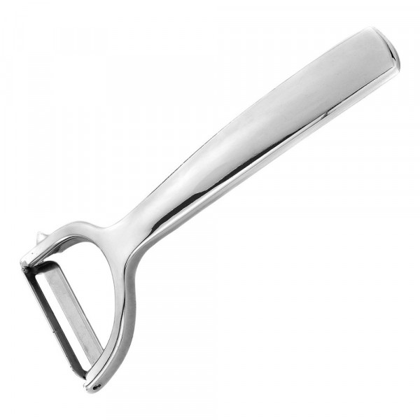 Фото Овощечистка semplice с горизонтальным лезвием, сплав цинка хромированный/лезвие - нерж сталь