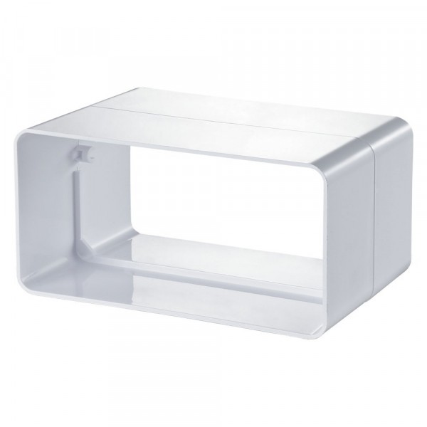 Фото Соединитель прямоугольных каналов (204*60мм) пвх, без клапана, 818, вентс