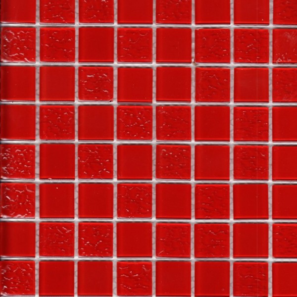 Фото Мозаика стеклянная red rose (2,5*2,5) 30*30